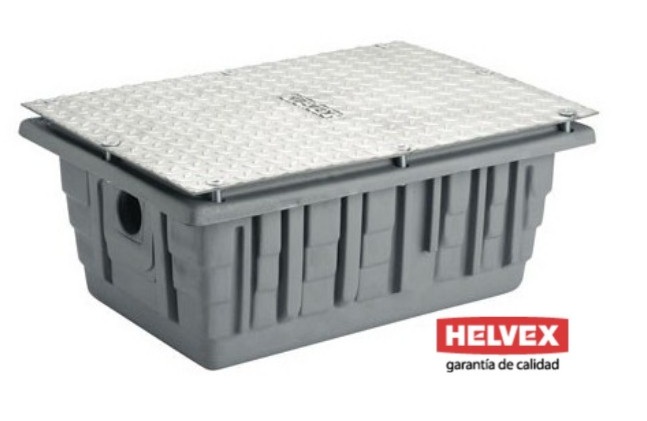 trampa de grasa helvex ig-20 termoplastica